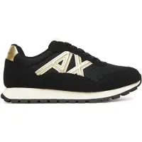 Armani Exchange A|X Armani Exchangetil kvinder. XW002150AF19388MC077 Træningssko Ax sort (36), Fast, Blonder, Casual