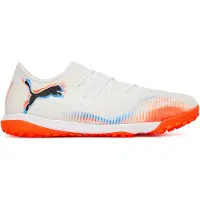 Puma FUTURE 8 MATCH TT Low Football Boots Unisex, Shoes, White/Black/Glowing Red, 43