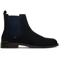 Tommy Hilfiger Corporate Suede Chelsea Booties