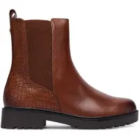 Caprice Chelsea boot, brown, made of Leather and synthetic without heel, Size 39