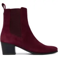 Caprice Bootie, red, made of Leather and synthetic with Block heel, Size 41