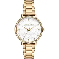 Michael Kors Analogt ur 'LEXINGTON' guld / hvid