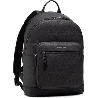Michael Kors Michael Korstil mænd. 33F0LHDB2U Hudson logo-rygsæk sort (OSFA), Casual, Kanvas