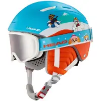 Head - Skihjelme børn - Mojo Set Paw til Unisex - Børnetoj Størrelse 47-51 cm - Blå