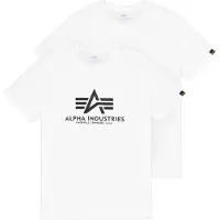Alpha industries Basic T-shirt Med Korte ærmer 2 Enheder