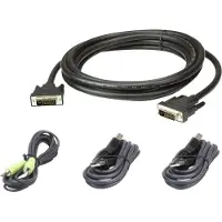 Aten 2L-7D03UDX4 - Kabelsæt til tastatur / video / mus (KVM) - TAA-kompatibel