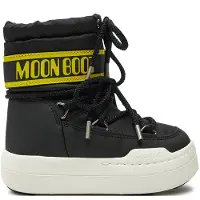 Moon Boot - Afterski - Jr Park Boot Black til UnisexUld - Størrelse 34 - Sort