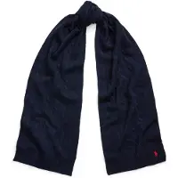 Ralph Lauren Polo Ralph Laurentil kvinder. 455956296009 Tørklæde i kashmir og marineblå uld (OSFA), Casual, Bomuld