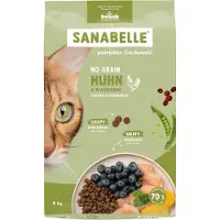 Sanabelle No Grain med kylling og blåbær kornfrit kattefoder