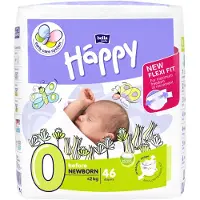 Happy Before Newborn (&lt 2kg) bleer 46 stk, str. 0 NEW BB-054-BF46-W02