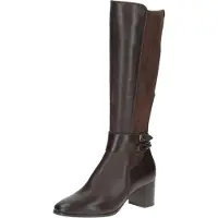 Caprice Boots, brown, made of Leather/synsthetik/textile with Block heel, Size 37