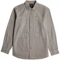 G-Star Panelled Pocket Regular Shirt - Beige - Men