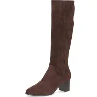 Caprice Boots, brown, made of Textiles with Block heel, Size 36
