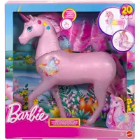 Barbie Enhjørning m. Lys & Lyd - - OneSize - Legetøjsdyr