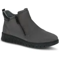 Caprice Bootie, grey, made of Leather without heel, Size 37