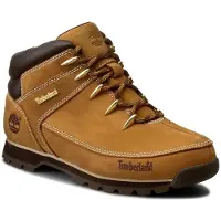 Timberland Timberlandtil mænd. TB0A122I2311 Euro Sprint Brune mid-top lædersko (43.5), Fast, Blonder, Casual, Bæredygtig