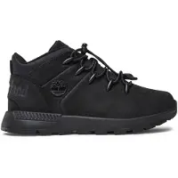 Timberland Timberlandunisex til børn. TB0A2F7C0151 Sprint Trekker snøresko i læder til mellemstørrelse, sort (32), Fast, Blonder, Casual, børnetøj