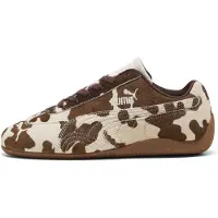 Puma Speedcat Cow Print Sneakers Women, Shoes, Chocolate Brown/Gum, 42