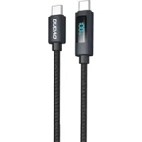 Dudao L7C USB-C to USB-C cable 100W 1m sort