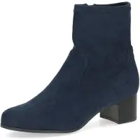 Caprice Bootie, blue, made of Textiles with Block heel, Size 42