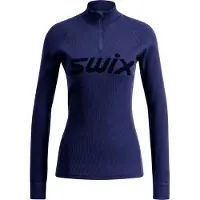 Swix RaceX Merino Half Zip, dame, navy