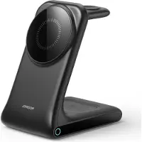JOYROOM JR-W15 Wireless Charger 3 in 1 Charging Station with MagSafe - Black