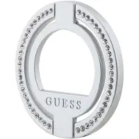GUESS MagSafe Ring Rhinestone holder - sølv