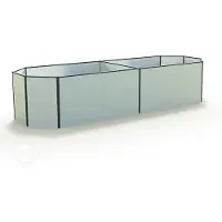 GFP 361 x 119 x 77 cm Højbed, aluminium anodiseret