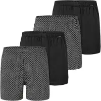 Schiesser Boksershorts grå / sort