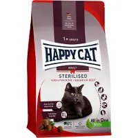 Happy Cat Sterilised Adult Okse - 2 x 4 kg