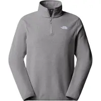 The North Face - Fleece - M Glacier Fleece 1/4 Zip Jacket TNF Mid Grey Heather til Unisex - Størrelse L - Grå
