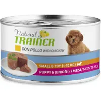 NATURAL TRAINER Maintenance Small & Toy Puppy vådfoder til små hunde og legetøjshvalpe - 6 x 150 g (kylling)