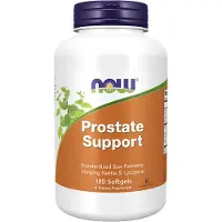 Now Prostatastøtte: synergistisk palmetto-bær, brændenælde rodekstrakt, græskarfrøolie og zink, 180 softgelkapsler