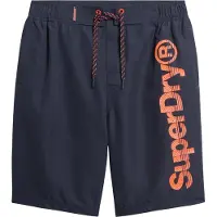 Superdry Superdrytil mænd. M3010224A Klassisk marineblå badedragt (M), Badetøj, Polyester