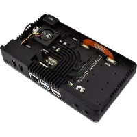 Argon40 Argon ONE V5 kabinet til Raspberry Pi 5 - med ventilator og radiator - aluminium - sort