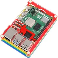 Pimoroni Pibow Coupe 5 - kabinet til Raspberry Pi 5 - Rainbow - PIM678 (PIM-24121)