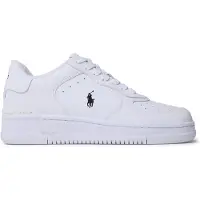 Ralph Lauren Polo Ralph Laurentil mænd. 809891791009 Træningssko i glat læder hvid (40), Fast, Blonder, Casual