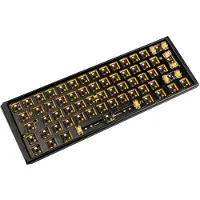 Ducky One 3 Hot-Swap Barebone Mini, 60%, Ledningsført, USB, Mekanisk, RGB LED, Sort