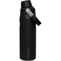 Stanley The AeroLight IceFlow Bottle Fast Flow 2.0 24oz, Black 10-11287-324 insulated bottle with drinking lid, 700 ml