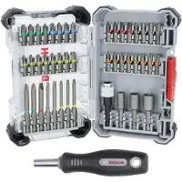 Bosch Extra Hard 44+1 Skruetrækkerbitsæt