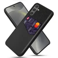 Mtp Products Samsung Galaxy S25 KSQ Cover med Kortholder - Sort