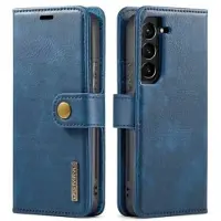 DG Ming Samsung Galaxy S23 5G Læderpung med Aftageligt Cover - Blå