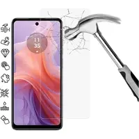 Mtp Products Motorola Moto E14 Skærmbeskyttelse Hærdet Glas - Case Friendly - Gennemsigtig