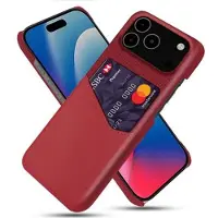 Mtp Products iPhone 17 Pro Max KSQ Cover med Kortholder - Rød