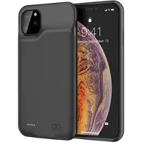 Mtp Products iPhone 11 Pro Max Backup Battericover - 6500mAh - Sort