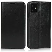 Mtp Products iPhone 11 Læderpung med Stativ - Sort