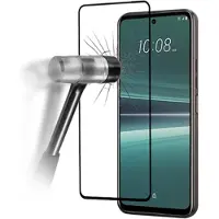 Mtp Products HTC U23/U23 Pro Skærmbeskyttelse Hærdet Glas - Full Fit - Sort Kant