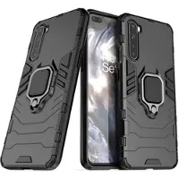 Mtp Products OnePlus Nord Hybrid Cover med Ring Holder - Sort
