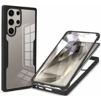 Mtp Products Samsung Galaxy S25 Ultra 360 Beskyttelse Cover - Sort / Klar