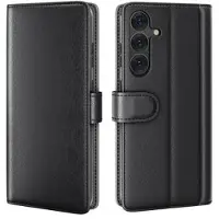 Mtp Products Samsung Galaxy S25 Læderpung med Stativ - Sort